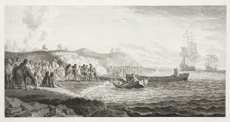 [Captain John Byron and landing party in… South America