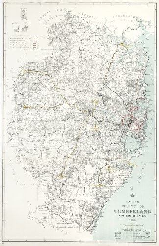 Map of the County of New South Wales 190… Town Plans