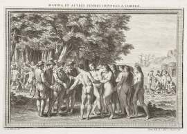 Marina, et Autres Femmes Donnees a Cortez.