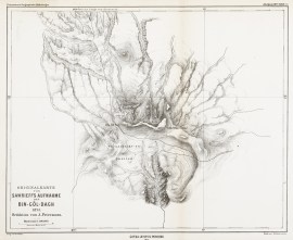 Originalkarte von Sawrieff's Auffnahme des Bin-Col-Dach 1874.