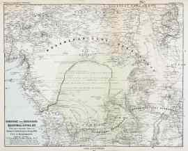 Standpunkt der Erforschung von Aquatorial-Africa, 1877. Nebst roher vorlaufiger Skizze von Stanley's Enteckung des Kongo, 1876/7.