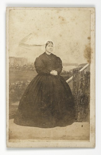 [Woman black dress] Australian photographs