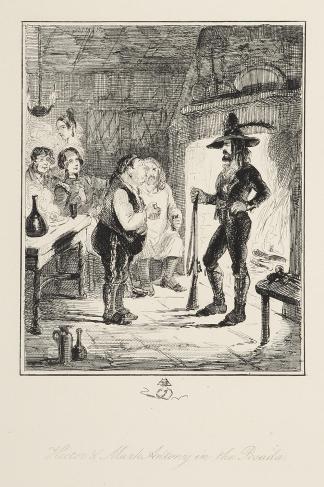 Hector & Mark Antony in the Posada. SATIRICAL & COMICAL