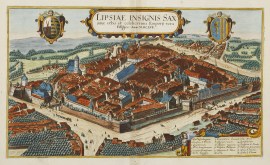 Lipsiae Insignis Saxoniae Urbis et Celeberrimi Emporij Vera Effigies Germany Lipsiae Insignis Saxoniae Urbis et Celeberrimi Emporij Vera Effigies
