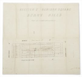 Section 2 Denison Square Surry Hills Part of E S Hall's 185 acre Grant
