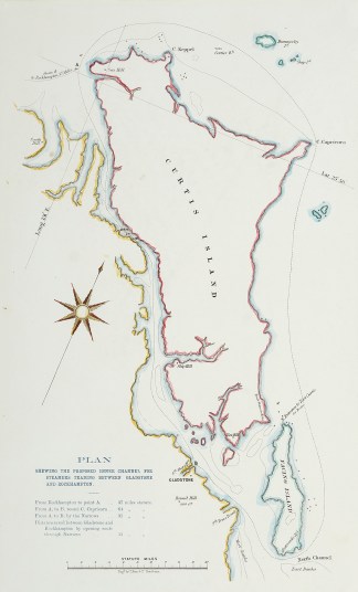 Plan Shewing the Proposed Inner Channel … Town Plans
