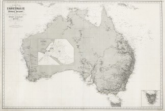 Carte de L’Australie ou Nouvelle H… Australia (General)