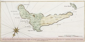 A Plan of Iuan Fernandes Island in the S… South America