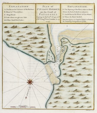 Plan of St. Julian’s Harbour on th… South America