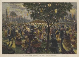 A Moonlight Concert in the Botanic Gardens. AUSTRALIA