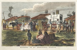 Hawkers at an Aboriginal Station. First Nations History