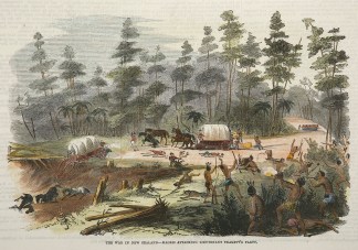 The War in New Zealand-Maoris Attacking … NEW ZEALAND