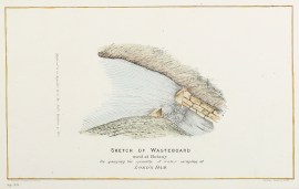 Sketch of Wasteboard used at Botany for Gauging the Quatity of water escaping at Lord's Dam.