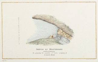 Sketch of Wasteboard used at Botany for … Town Plans