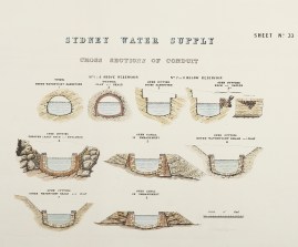 Sydney Water Supply / Cross Sections of Conduit