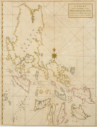 Philippine / A Chart of the Channel in t… MAPS & GLOBES