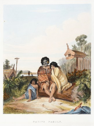 Native Family. NEW ZEALAND