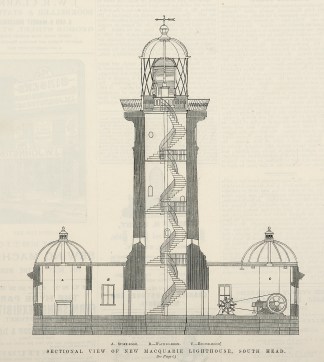 Sectional View of New Macquarie Lighthou… Sydney