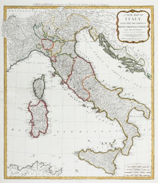 A New Map of Italy, with the islands of … Italy