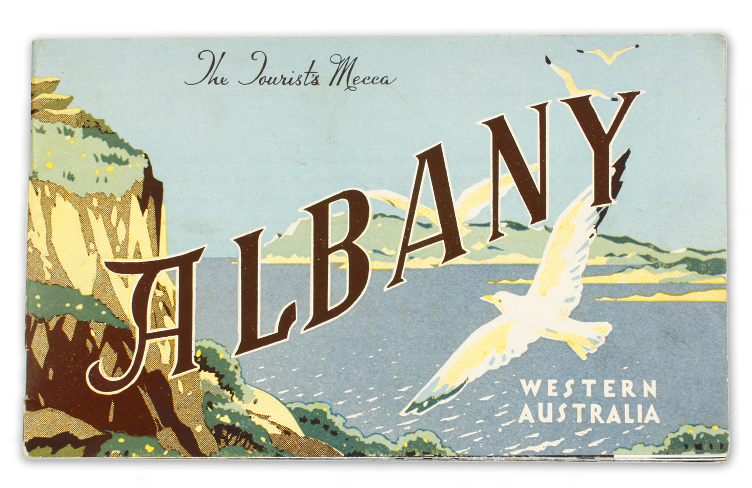 The Tourist Mecca Albany Western Australia Antique Print Map Room