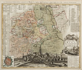 Die Gegend um Nordlingen, genandt das Ri… Town Plans