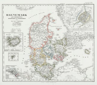 Daenemark mit Schleswig, Holstein und La… Scandinavia