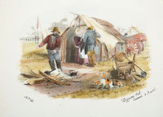 Diggers Hut Canvas & Bark Australiana (General)