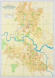 Tourist Map Canberra Australian Capital Territory