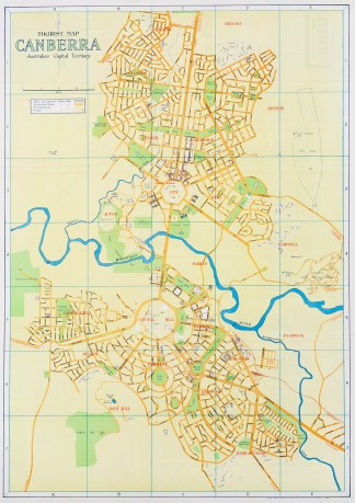 Tourist Map Canberra Australian Capital … Town Plans