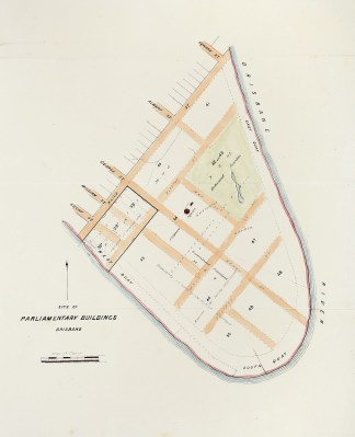 Site of Parliamentary Buildings Brisbane Town Plans