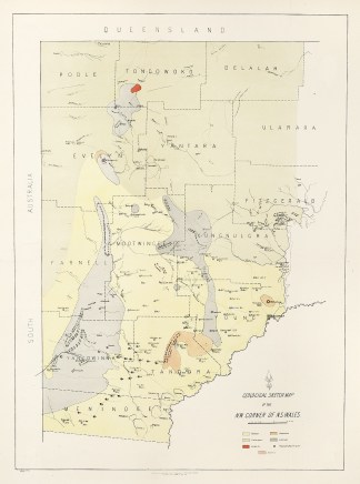 Geological Sketch Map of the N.W. Corner… New South Wales