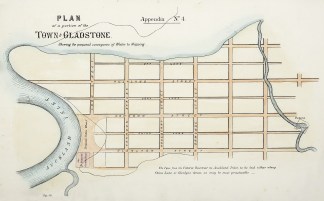 Plan of a Portion of the Town of Gladsto… Queensland