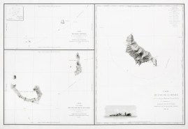 Carte de L'Ile de la Trinite / Carte des iles Salvages / Carte du en Partie des Iles May et San-Yago