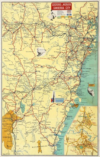 Gosford to Moruya Canberra City New South Wales