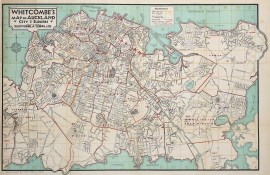 Whitcombe’s map of Auckland City and suburbs Acquisitions Maps Whitcombe's map of Auckland City and suburbs