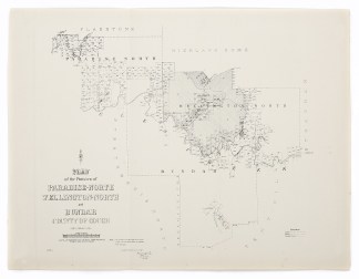 Plan of the Parishes of Paradise-north W… New South Wales