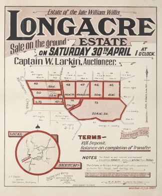 Estate of the late William Willis Longac… Real Estate Subdivision Posters