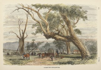 A Squatter’s head-quarters. Australiana (General)