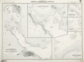 [SOUTH AMERICA-MAGELLAN STRAITS] Ports in Magellan Strait.