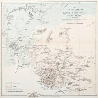 The Cameroons District Showing the Bantu… Africa Countries