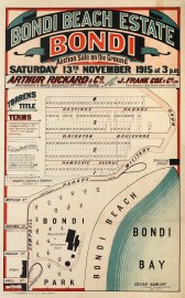 Bondi Beach Estate Auction Sale on the Ground Saturday 13th November, 1913