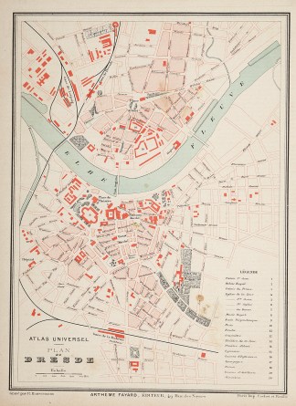 Atlas Universel Plan de Dresde Town Plans