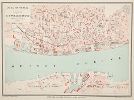 Atlas Universel Plan De Liverpool (Angleterre)