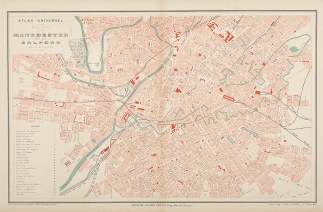 Atlas Universel Plan De Manchester et de… Town Plans