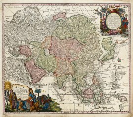 Asia cum Omnibus Imperiis, Provinciis, Statibus et Accura Tissimas Correcta et Adornata Tissimas… Asia Continent Asia cum Omnibus Imperiis, Provinciis, Statibus et Accura Tissimas Correcta et Adornata Tissimas...