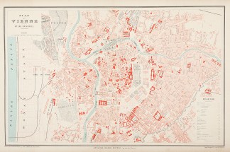 Plan de Vienne Atlas Universel Town Plans
