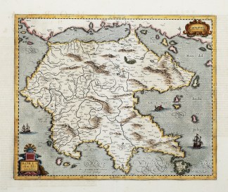 Morea olim Peloponessus. Balkans & Greece