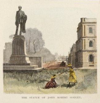 The Statue of John Robert Godley. NEW ZEALAND