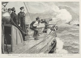 The German Emperor's Whaling Cruise in the North Sea, off Skaaro.