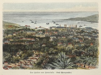 Der Hafen von Honolulu. PACIFIC
